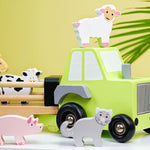 Load image into Gallery viewer, Jabadabado Tractor with animals