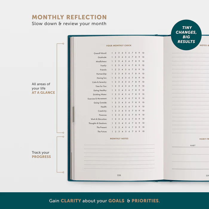 THE 6-MINUTE DIARY - GRATITUDE JOURNAL