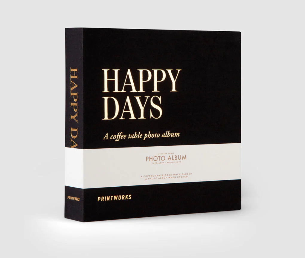Photo album - Happy Days, black