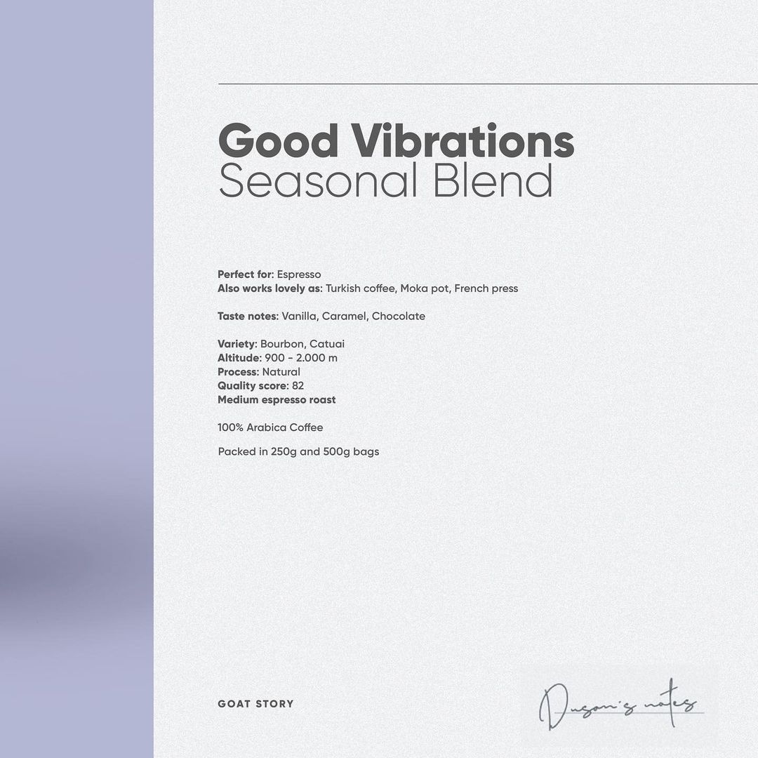 Goat Story Brazil Good Vibrations 250g