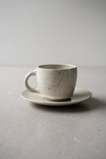 Load image into Gallery viewer, Tide of Glaze Cappuccino cup with plate
