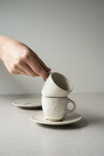 Load image into Gallery viewer, Tide of Glaze Espresso cup and plate