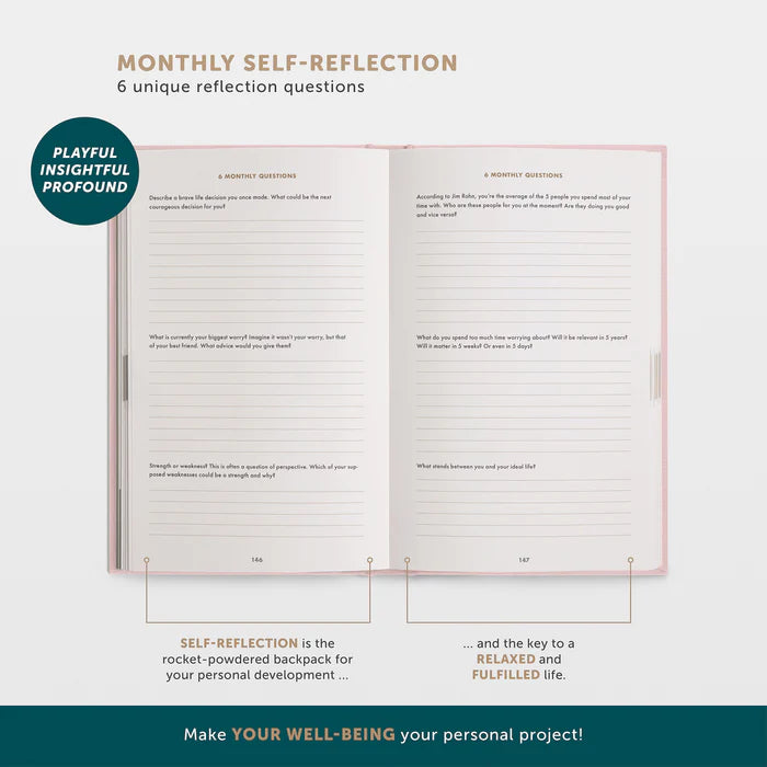 THE 6-MINUTE DIARY - GRATITUDE JOURNAL Pure