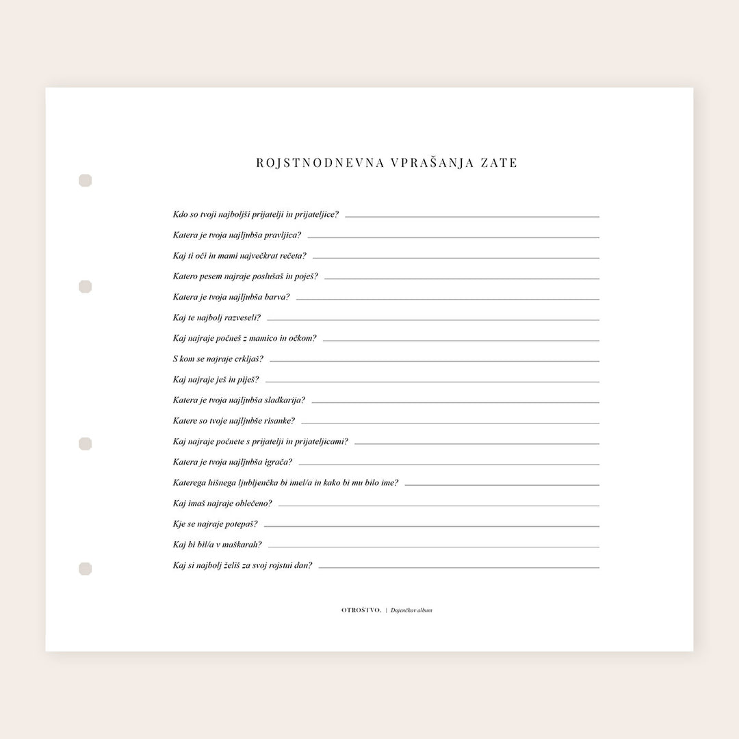 Mela Dojenček album Zate. | Additional content - Childhood 