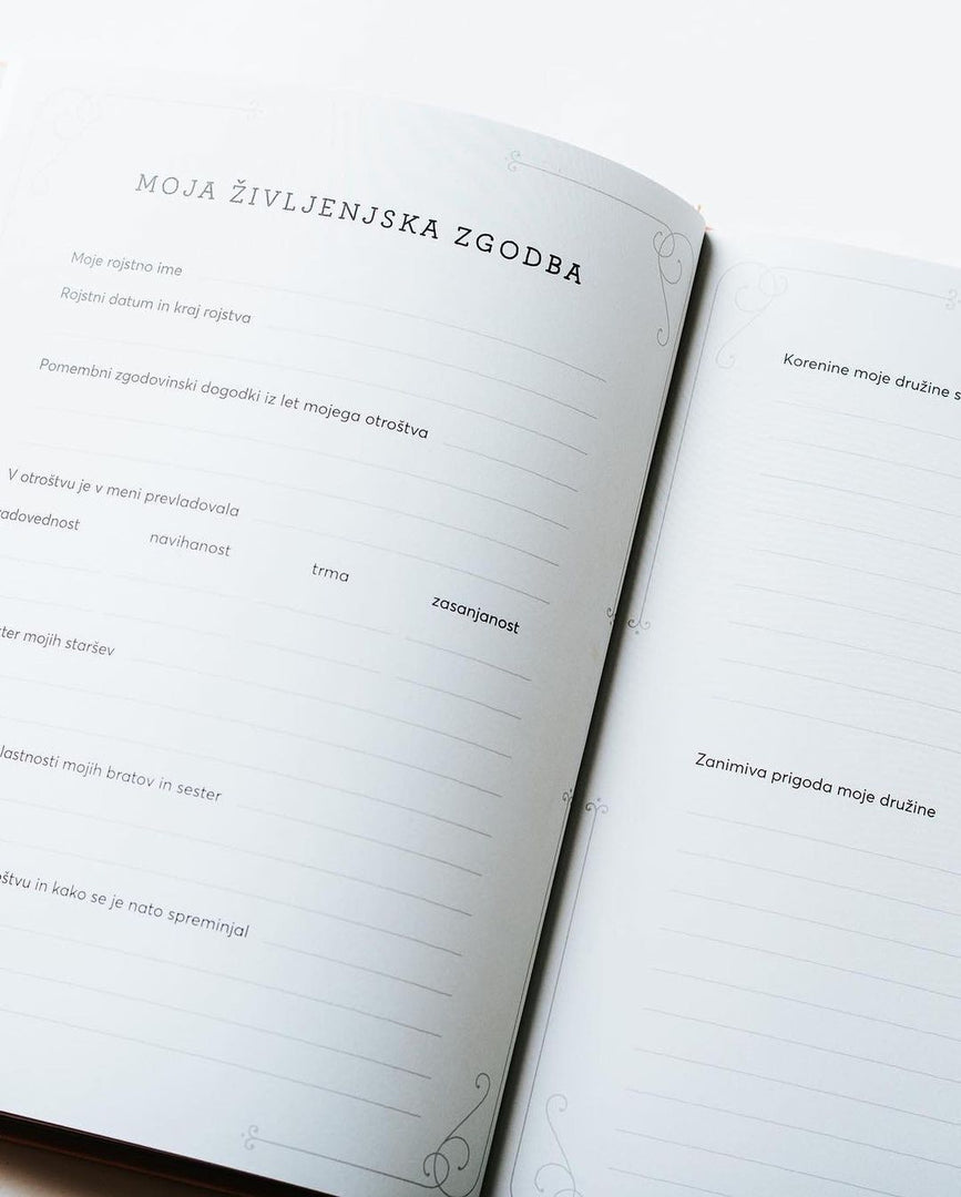 Naj ti povem svojo zgodbo - spominska knjiga starih staršev