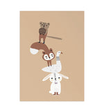 Load image into Gallery viewer, Little Otja Otroški poster Živalski stolp
