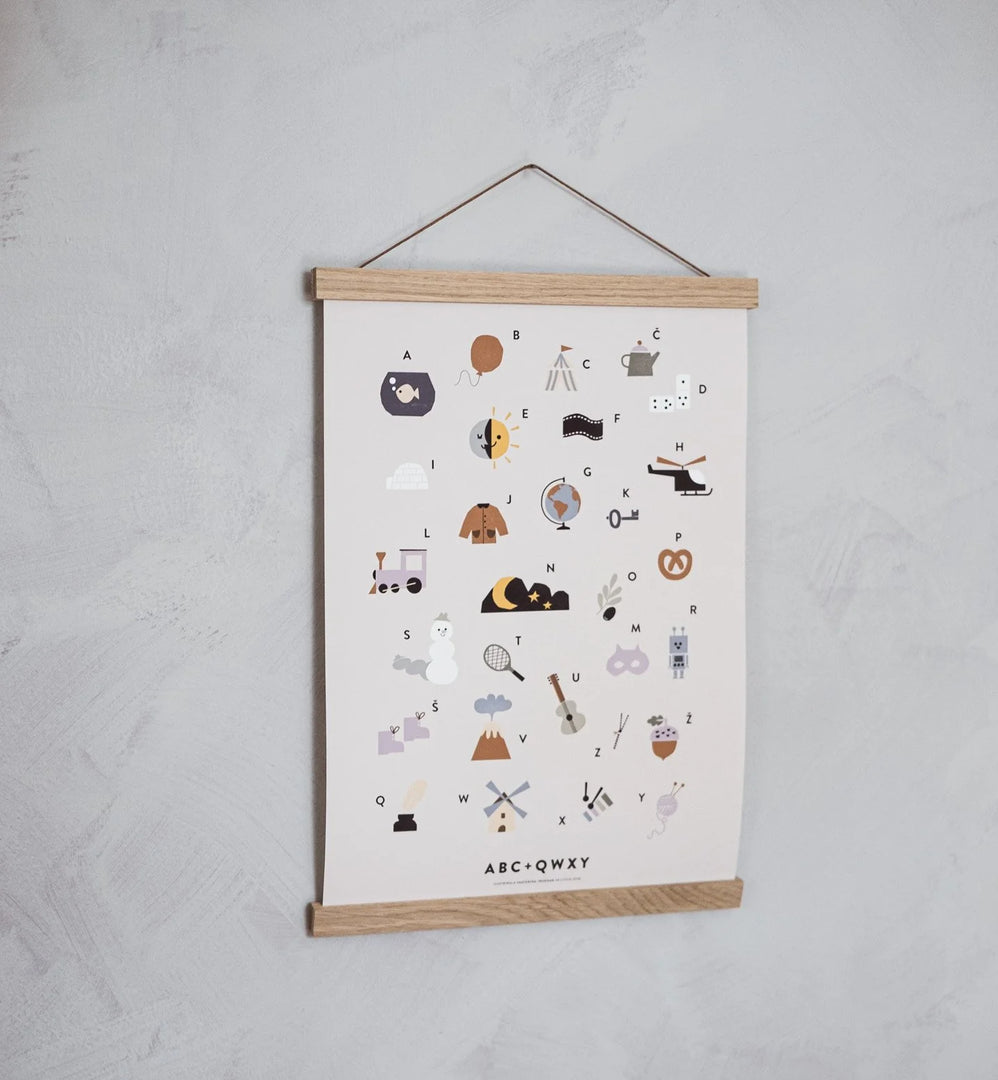Little Otja Hrast okvir z magnetom, A3